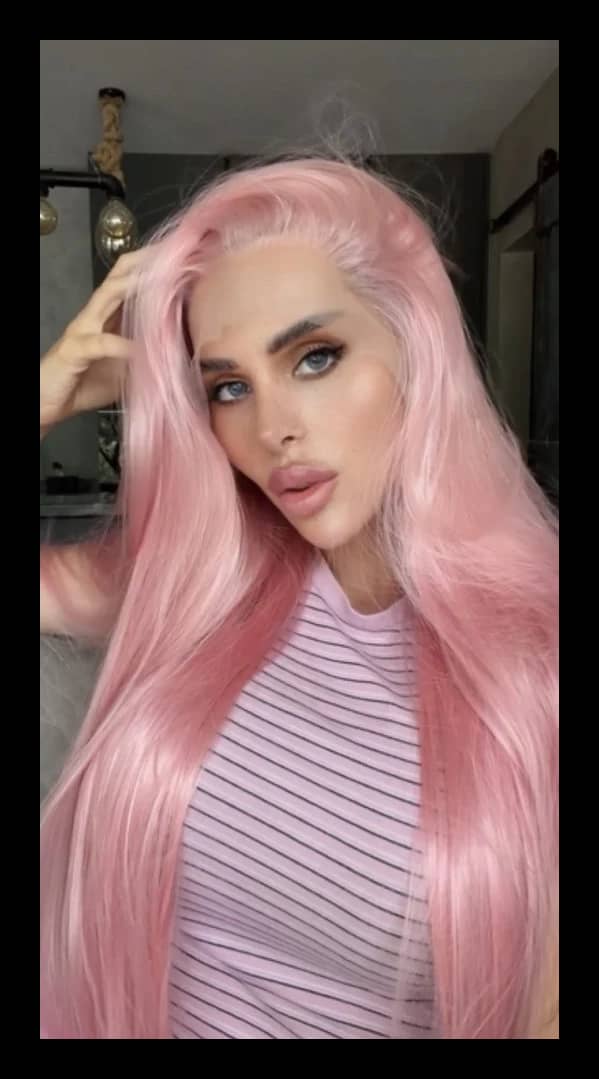 Synthetic wig Candy