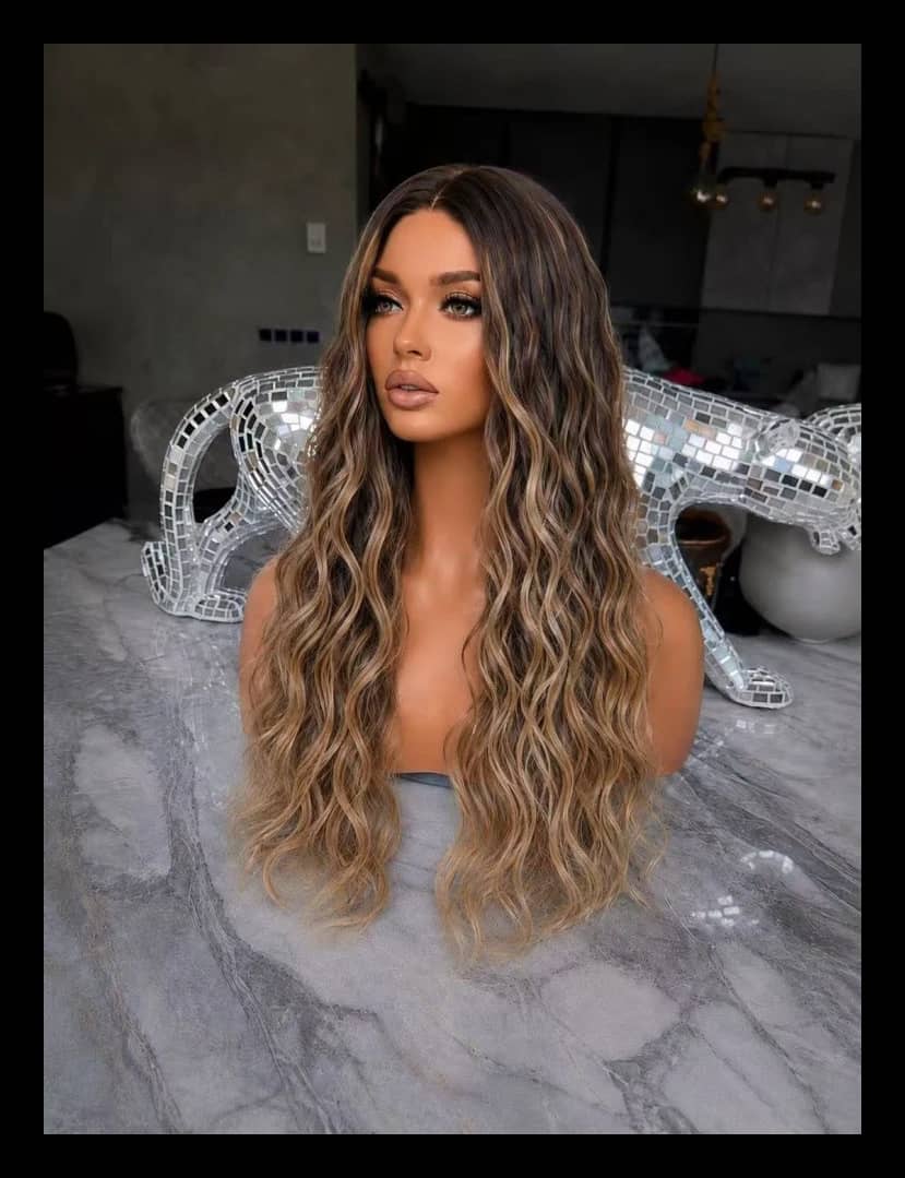 Alina real hair wig
