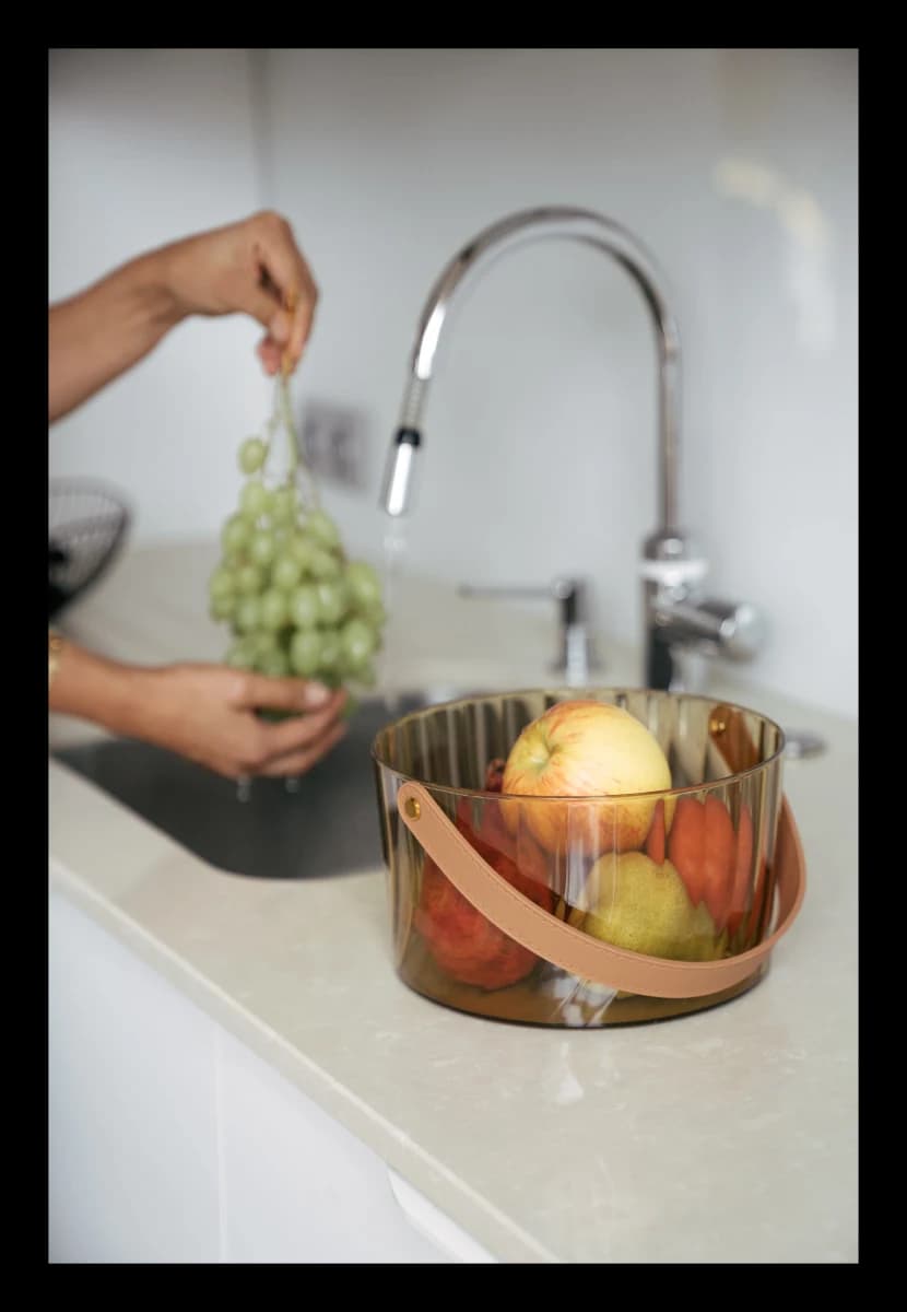 Design bowl with handle