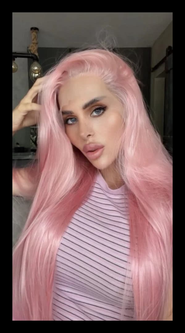 Synthetic wig Candy