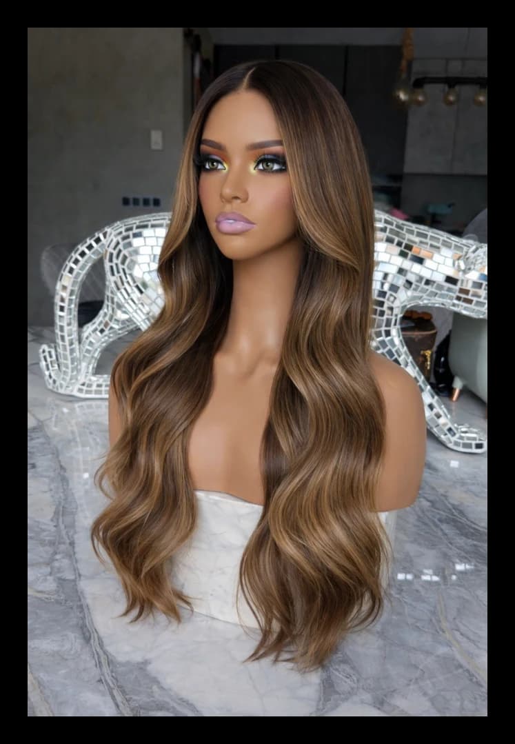 Klea real hair wig